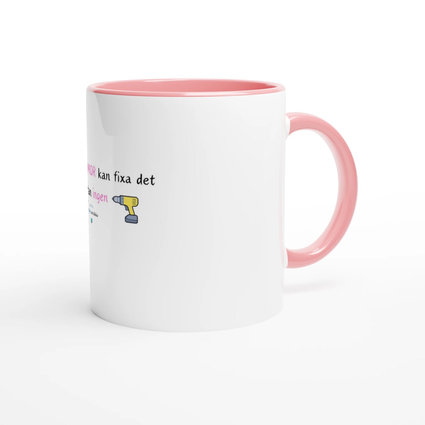 hus och torp om inte farmor kan fixa det så kan ingen rosa kaffe kopp höger sida
